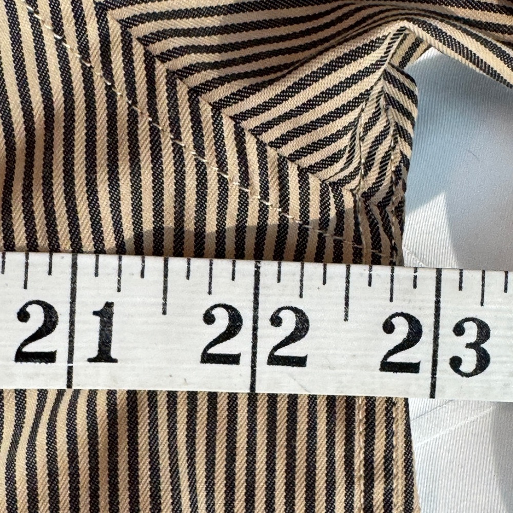 Dixxon Workforce Cotton Striped Short Sleeved Shirt - Large - Picture 7 of 7